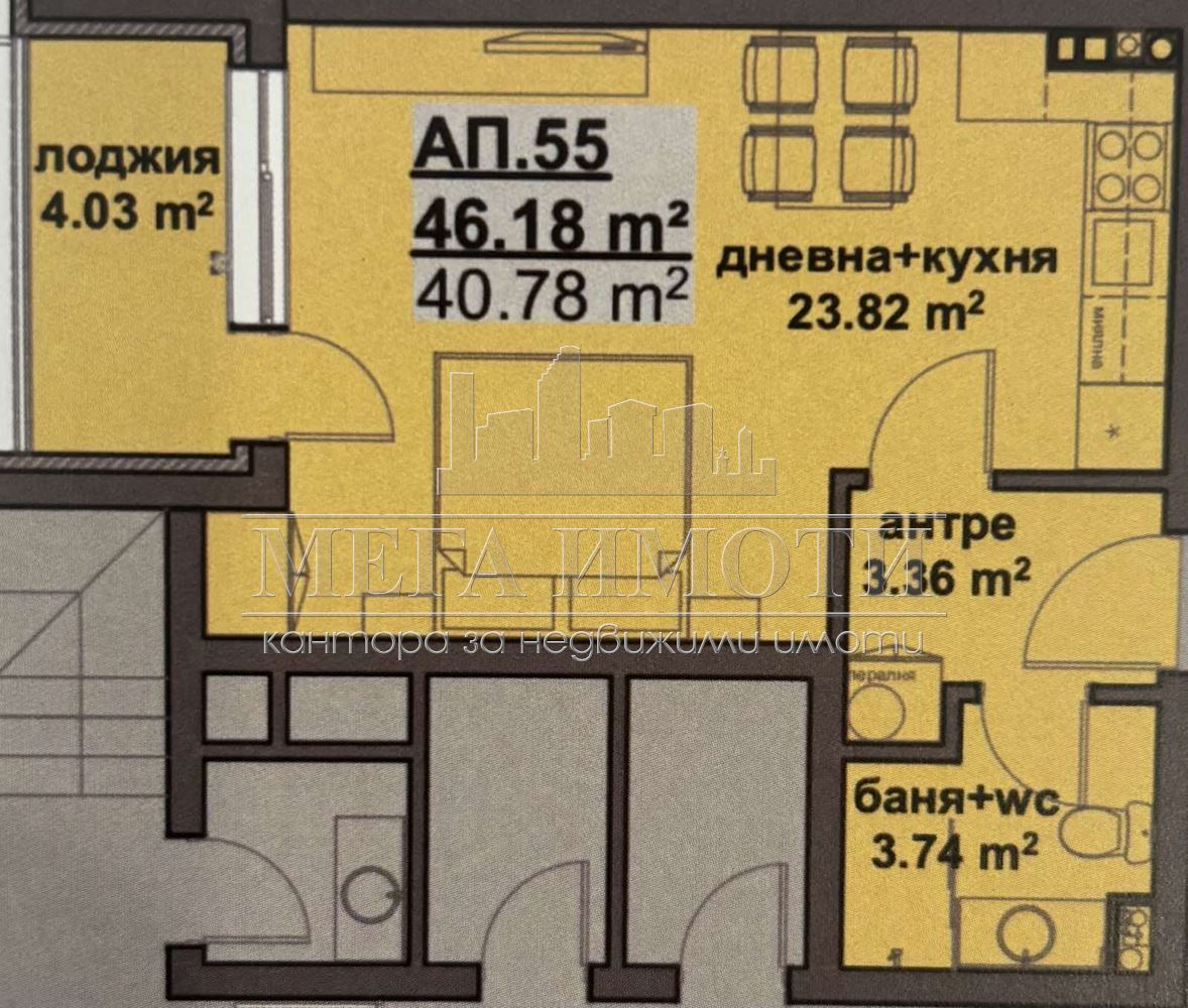 1-стаен в Бургас, Мадика за 66 700, Евро