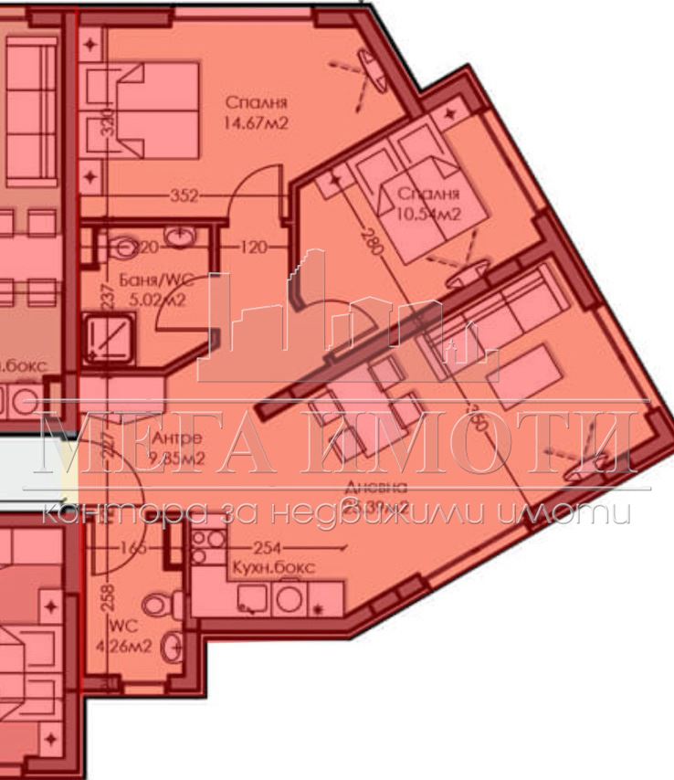 3-стаен в Бургас, Мадика за 163 200, Евро
